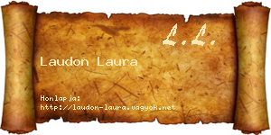 Laudon Laura névjegykártya